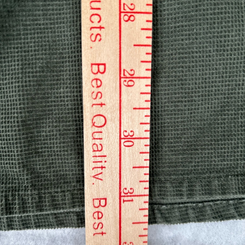 Eddie Bauer Shirt  Mens Size XXL Green Corduroy Long Sleeve Pockets - Picture 6 of 11